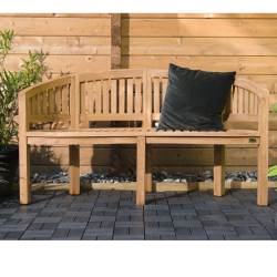 Teak buiten / tuin bank Banana 150 cm